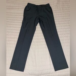 Kenneth Cole Men's Skinny Fit Stretch Dress Pant 34 x 34 Charcoal Heather
